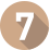Number-7-Tan-Background-Icon