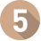 Number-5-Tan-Background-Icon