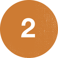 number-two-orange-background